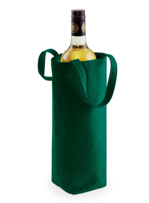 Bolsa para botellas. Algodón y Comercio Justo